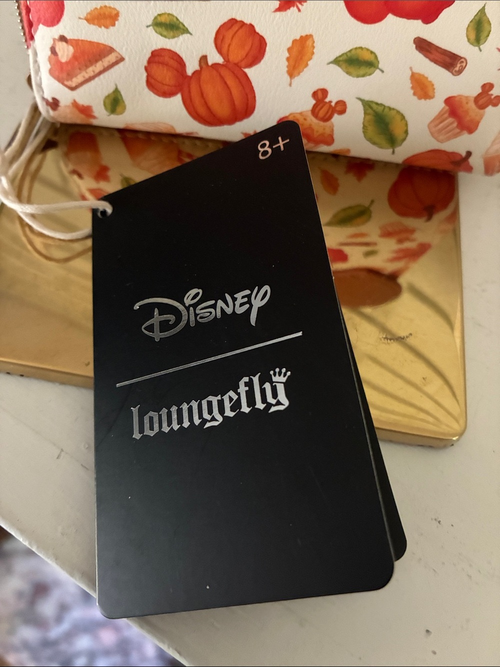 Loungefly Disney Fall Pumpkin Zip Wallet - Retired Print - Picture 4 of 7